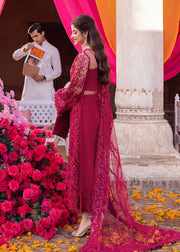 Maahi by Kanwal Malik Embroidered Net Unstitched 3Pc Suit - AMAL