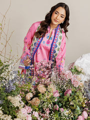 RajBari Amal Prints Exclusive 3Pc Unstitched Lawn Suit D-01