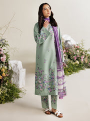 RajBari Amal Prints Exclusive 3Pc Unstitched Lawn Suit D-02