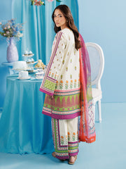 RajBari Amal Prints Exclusive 3Pc Unstitched Lawn Suit D-04