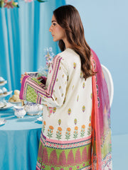 RajBari Amal Prints Exclusive 3Pc Unstitched Lawn Suit D-04