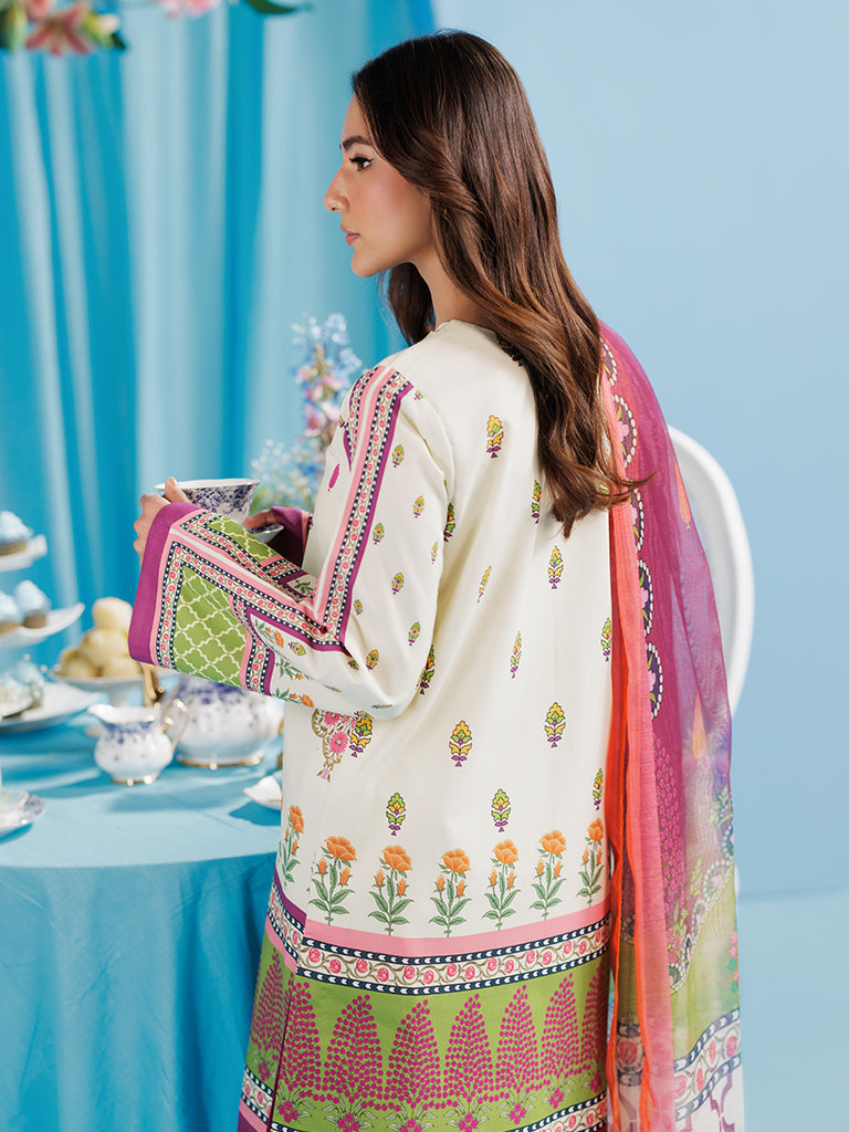 RajBari Amal Prints Exclusive 3Pc Unstitched Lawn Suit D-04