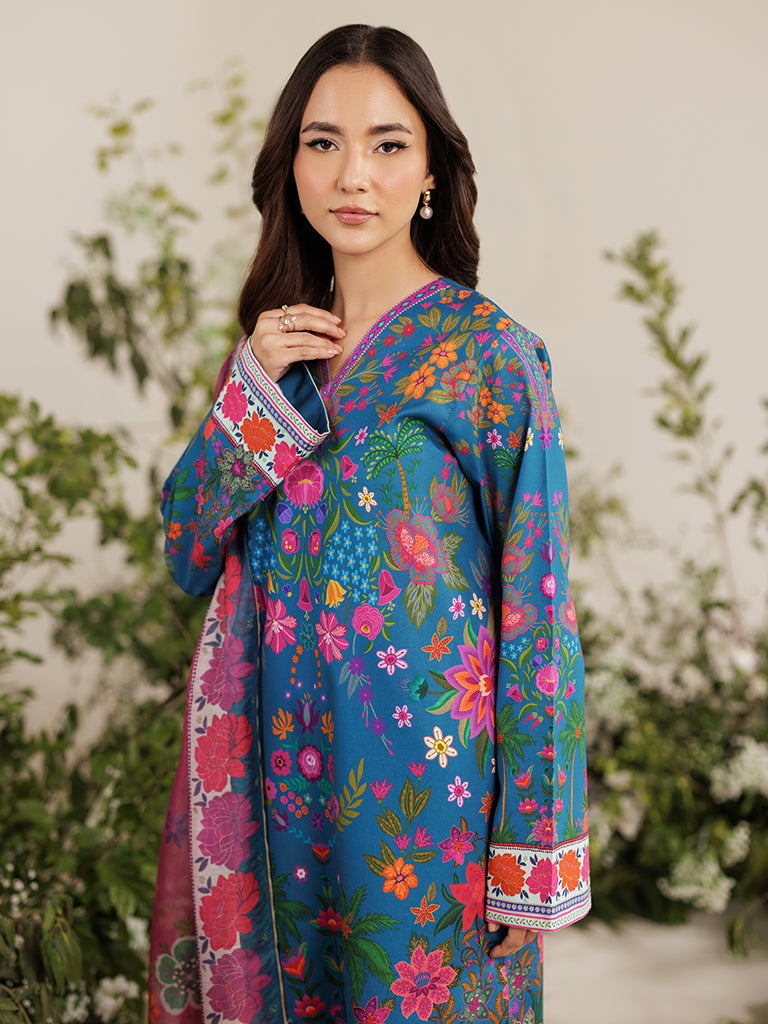 RajBari Amal Prints Exclusive 3Pc Unstitched Lawn Suit D-05