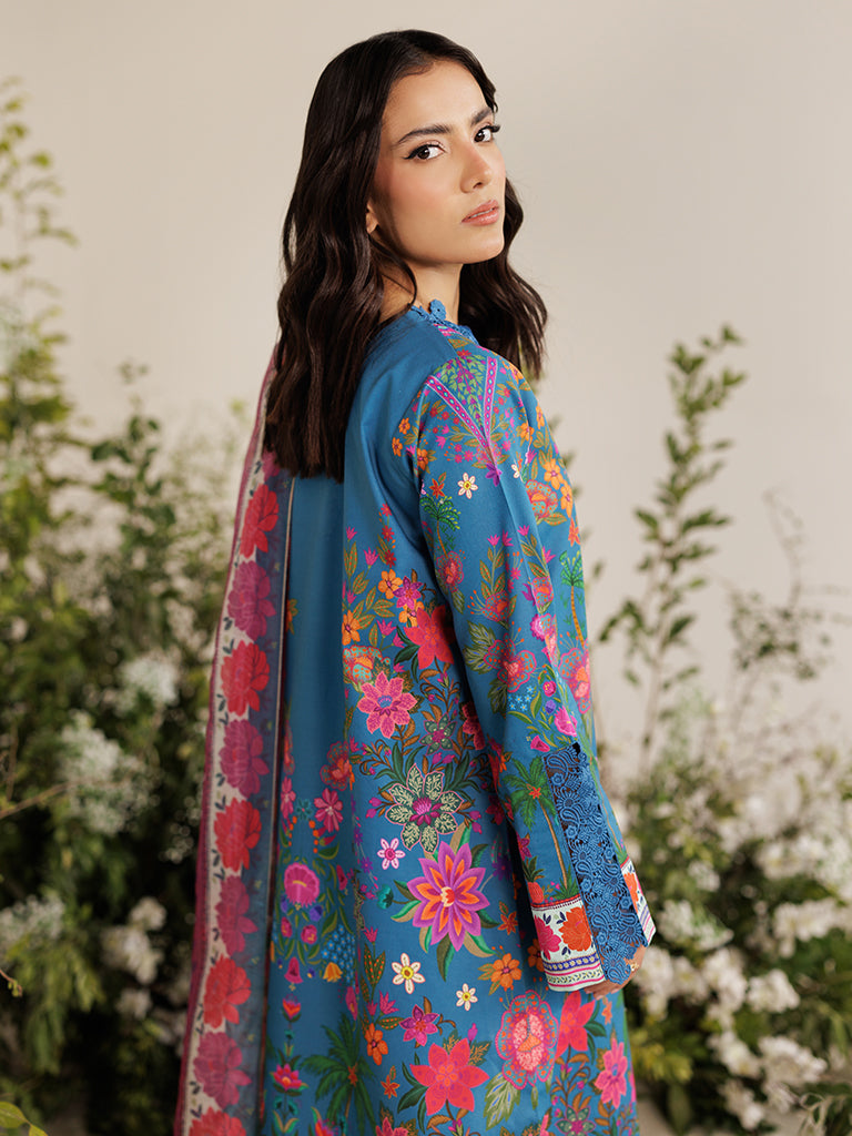RajBari Amal Prints Exclusive 3Pc Unstitched Lawn Suit D-05