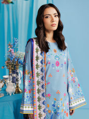 RajBari Amal Prints Exclusive 3Pc Unstitched Lawn Suit D-08