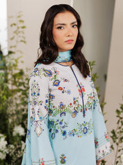 RajBari Amal Prints Exclusive 3Pc Unstitched Lawn Suit D-10