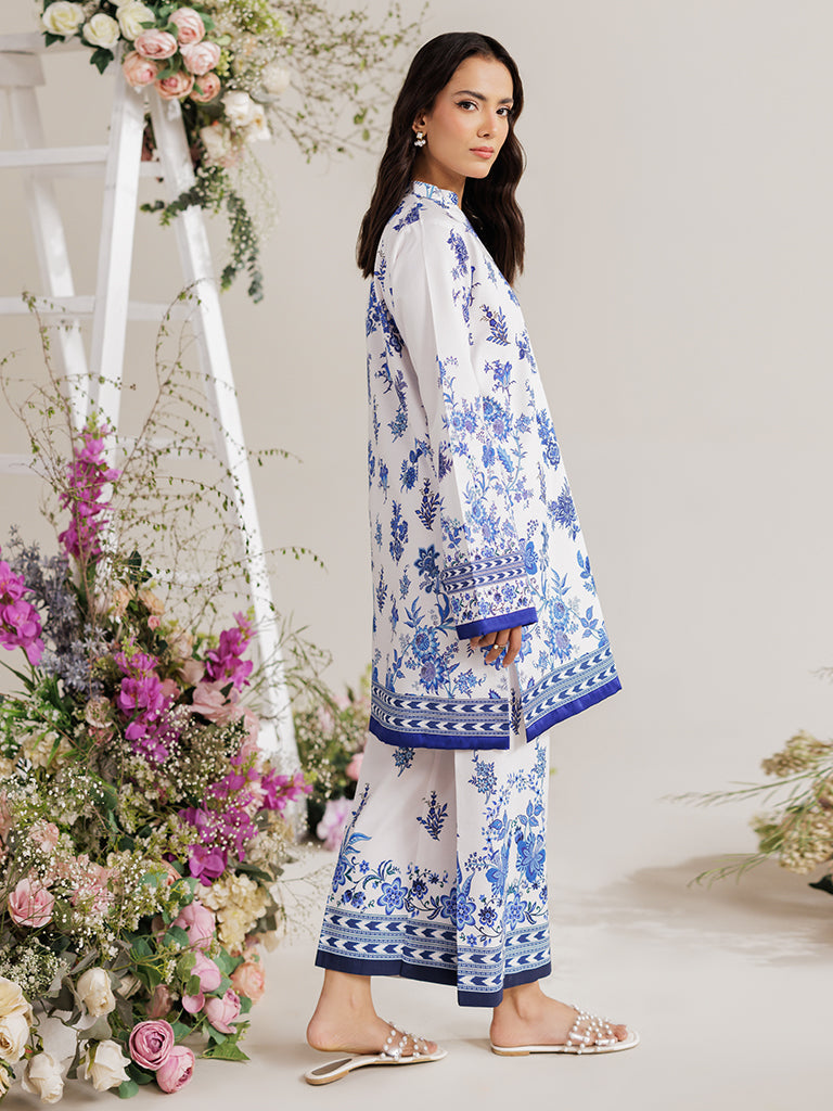 RajBari Amal Prints Exclusive 2Pc Unstitched Lawn Suit D-12