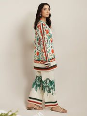 RajBari Amal Prints Exclusive 2Pc Unstitched Lawn Suit D-13