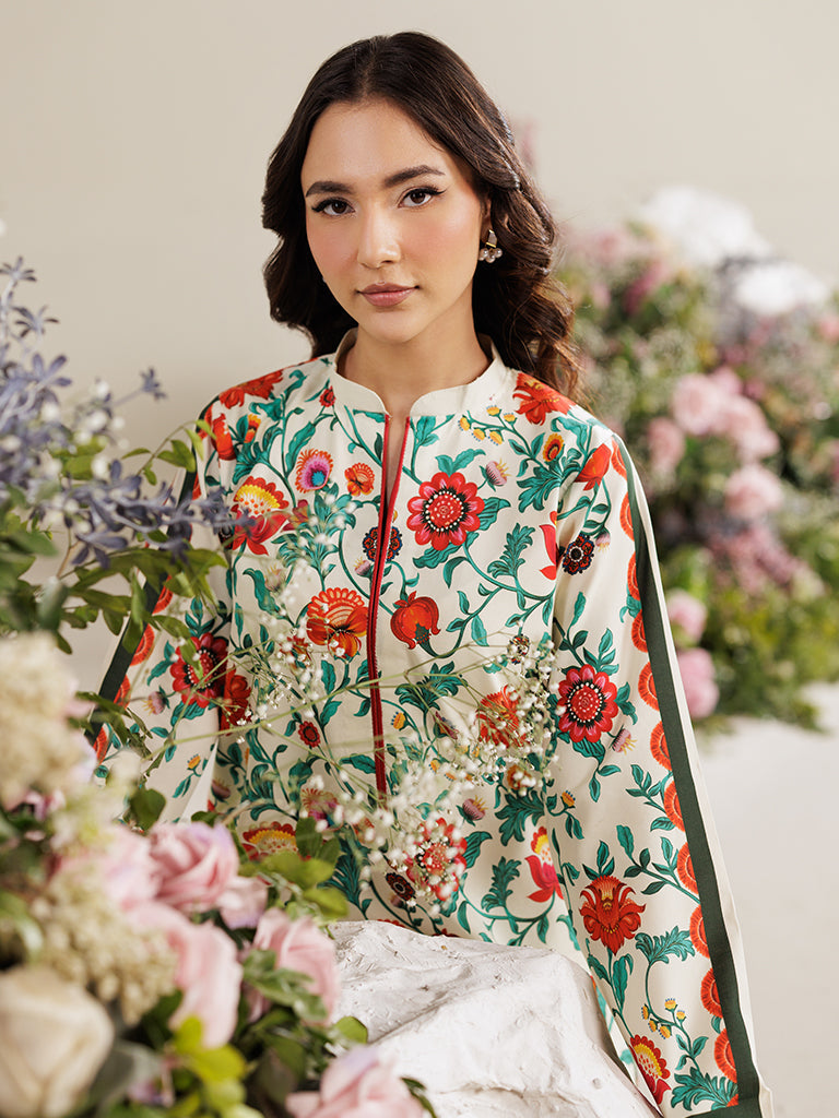 RajBari Amal Prints Exclusive 2Pc Unstitched Lawn Suit D-13