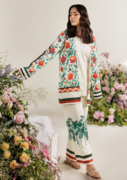 RajBari Amal Prints Exclusive 2Pc Unstitched Lawn Suit D-13