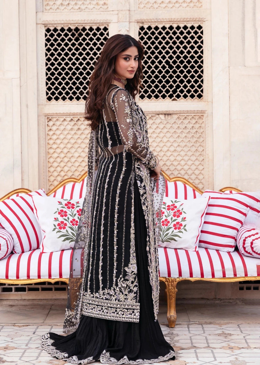 Maahi by Kanwal Malik Embroidered Organza Unstitched 3Pc Suit - AMAN