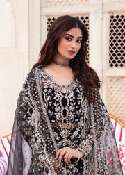 Maahi by Kanwal Malik Embroidered Organza Unstitched 3Pc Suit - AMAN