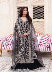 Maahi by Kanwal Malik Embroidered Organza Unstitched 3Pc Suit - AMAN