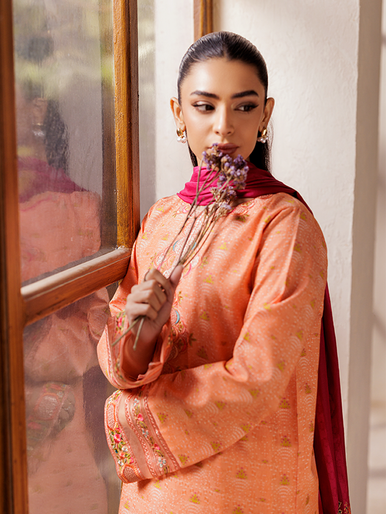 RajBari Amari Embroidered Lawn Jacquard Unstitched 3Pc Suit D-04