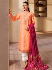 RajBari Amari Embroidered Lawn Jacquard Unstitched 3Pc Suit D-04