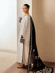 RajBari Amari Embroidered Lawn Jacquard Unstitched 3Pc Suit D-05