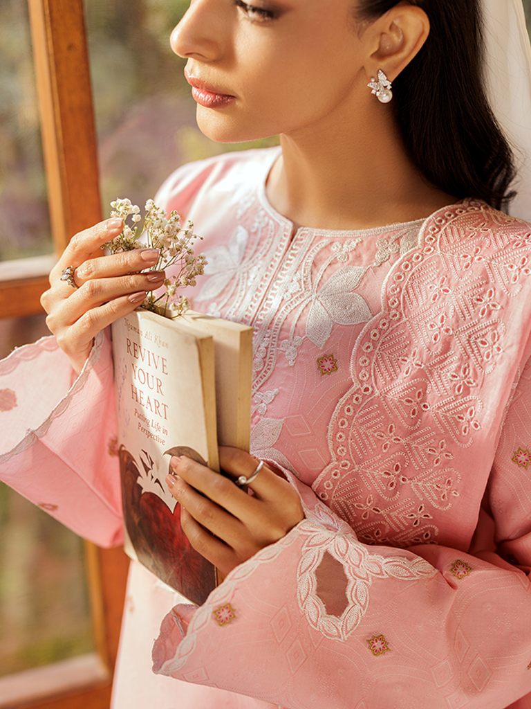 RajBari Amari Embroidered Lawn Jacquard Unstitched 3Pc Suit D-06