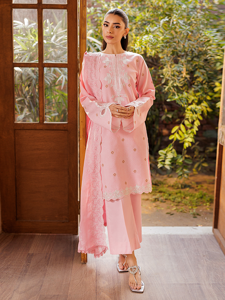 RajBari Amari Embroidered Lawn Jacquard Unstitched 3Pc Suit D-06