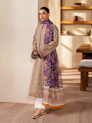 RajBari Amari Embroidered Lawn Jacquard Unstitched 3Pc Suit D-07