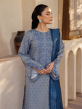 RajBari Amari Embroidered Lawn Jacquard Unstitched 3Pc Suit D-09