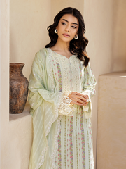 RajBari Amari Embroidered Lawn Jacquard Unstitched 3Pc Suit D-10