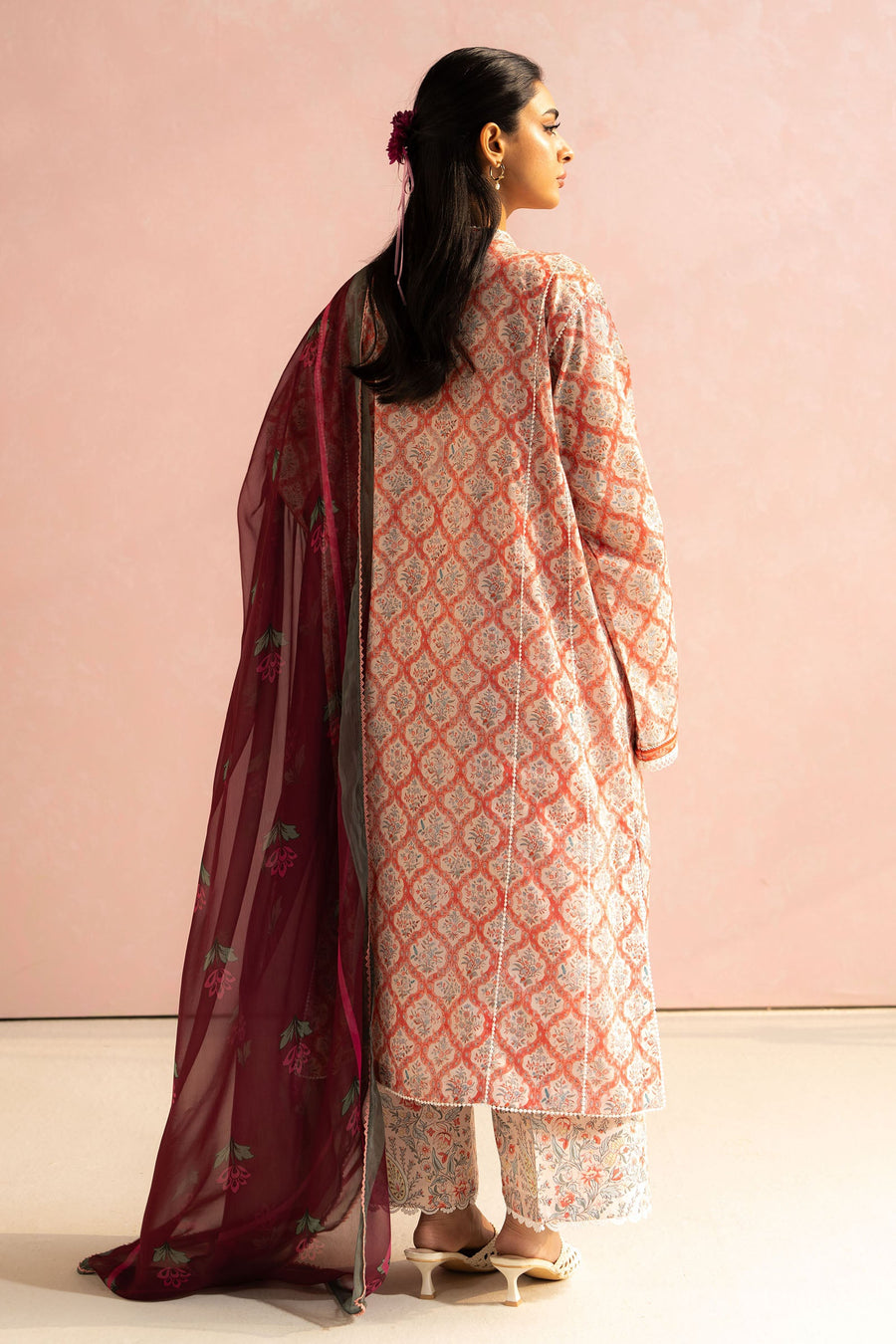 Coco by Zara Shahjahan Prints Unstitched Lawn 3Pc Suit D-10A AMAYA