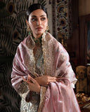 Mushq Sunehri Ramsha Edit Zari Silk Stitched 3Pc Suit - Amaya