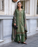 Meet Me In Istanbul by Rang Rasiya Unstitched Khaddar 3Pc Suit - AMBER