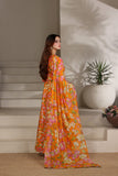 Feathers Premium Printed Lawn Unstitched 3Pc Suit Amber Dust-FT663