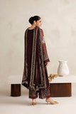 Farasha Luxury Formal Embroidered Chiffon Unstitched 3Pc Suit - Amber Muse