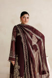 Farasha Luxury Formal Embroidered Chiffon Unstitched 3Pc Suit - Amber Muse