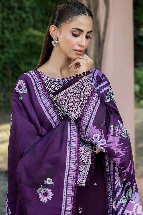 Farasha Embroidered Khaddar Unstitched 3Pc Suit - Ambril