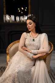 SIFA Valentino Embroidered Chiffon Unstitched 3 Piece Suit - Amelie