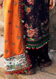 Hussain Rehar Embroidered Karandi Unstitched 3Pc Suit - Amethyst