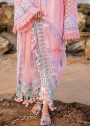 Siraa by Sadaf Fawad Khan Embroidered Lawn Unstitched 3Pc Suit - Amira (B)