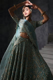 Afrozeh Embroidered Luxury Bridal Organza Unstitched 3Pc Suit AFB-24-08 AMORE