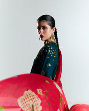 Jugnu by Hussain Rehar Unstitched Embroidered Lawn 3Pc Suit - Anara