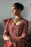 Afrozeh Embroidered Luxury Bridal Net Unstitched 3Pc Suit AFB-24-01 ANASTASIA