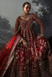 Afrozeh Embroidered Luxury Bridal Net Unstitched 3Pc Suit AFB-24-01 ANASTASIA