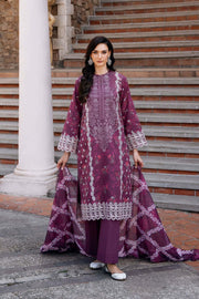 Afrozeh Damask The Holiday Unstitched Lawn 3Pc Suit AL-25-V2-06A ANISA