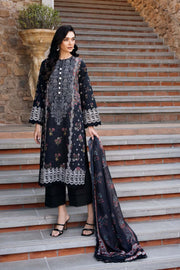 Afrozeh Damask The Holiday Unstitched Lawn 3Pc Suit AL-25-V2-06B ANISA