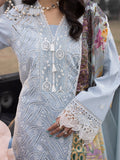 Maya by Faiza Faisal Embroidered Luxury Lawn Unstitched 3Pc Suit - Anja