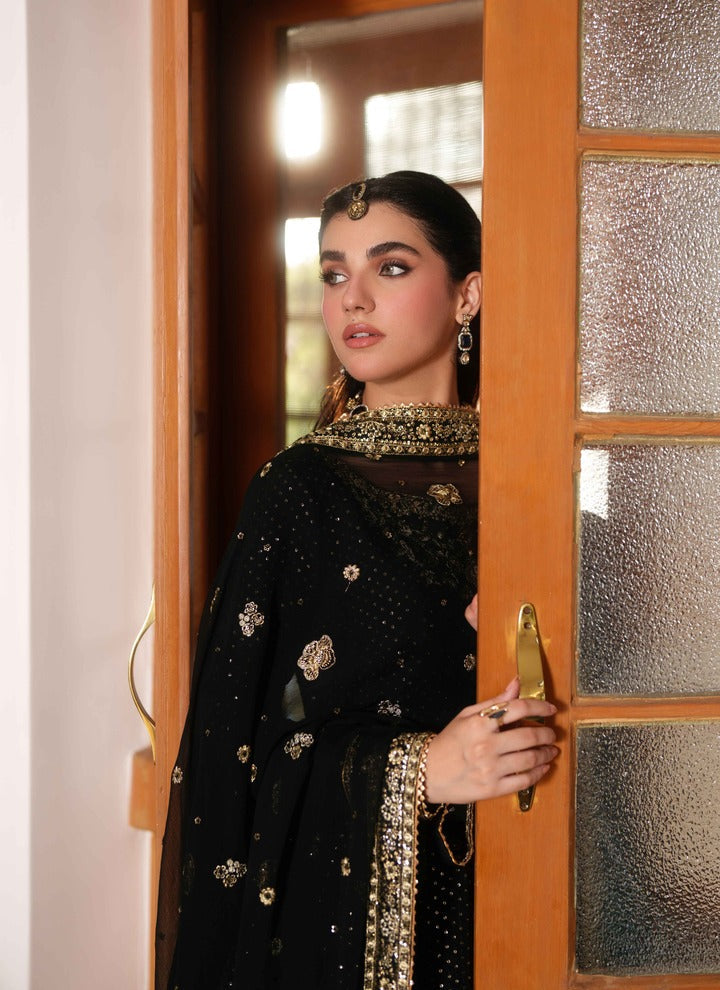 Neeshay Shagun Embroidered Raw Silk Unstitched 3Pc Suit - ANJUMAN