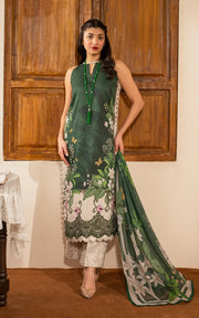 Asifa & Nabeel Meraki Vintage Embroidered Lawn Unstitched 3Pc Suit MVL25-05 Anngan