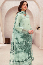 Farasha Summer Essentials Embroidered Lawn Unstitched 3Pc Suit - Aqua Cascade