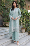 Farasha Summer Essentials Embroidered Lawn Unstitched 3Pc Suit - Aqua Pearl