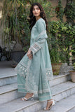 Farasha Summer Essentials Embroidered Lawn Unstitched 3Pc Suit - Aqua Pearl