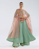 Zivah Apparel Elysian Luxury Pret 3Pc Suit ( Ready To Wear ) Aquamarine