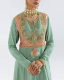 Zivah Apparel Elysian Luxury Pret 3Pc Suit ( Ready To Wear ) Aquamarine