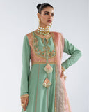 Zivah Apparel Elysian Luxury Pret 3Pc Suit ( Ready To Wear ) Aquamarine